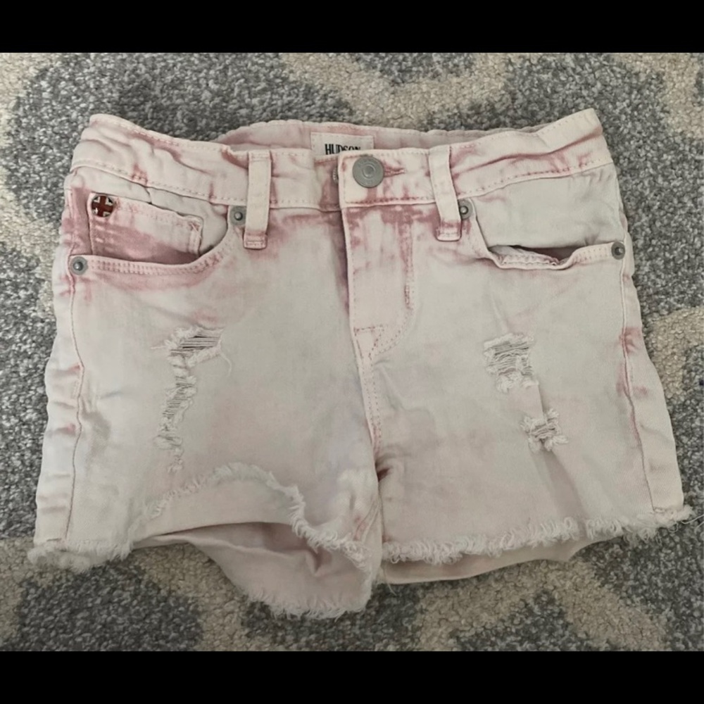 Girls pink wash Hudson shorts